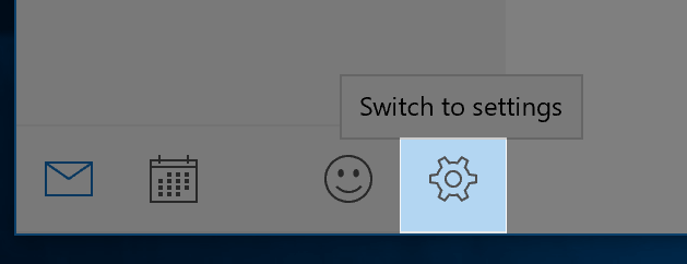 Windows 10 Mail Settings