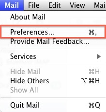 The Mail Menu